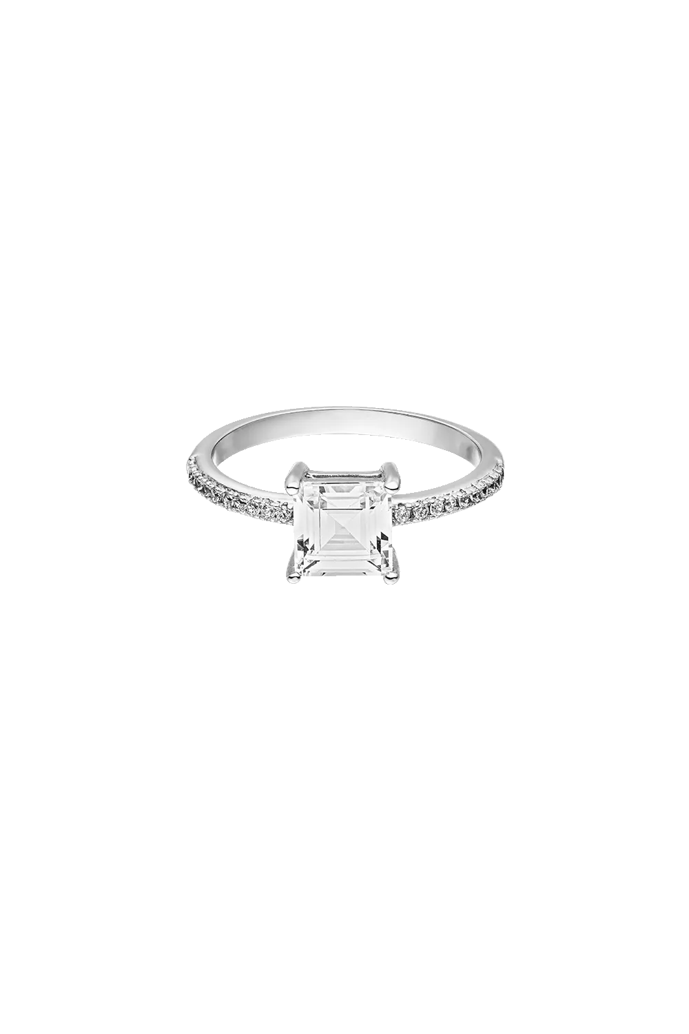 Brilliant Quadra Ring Silver