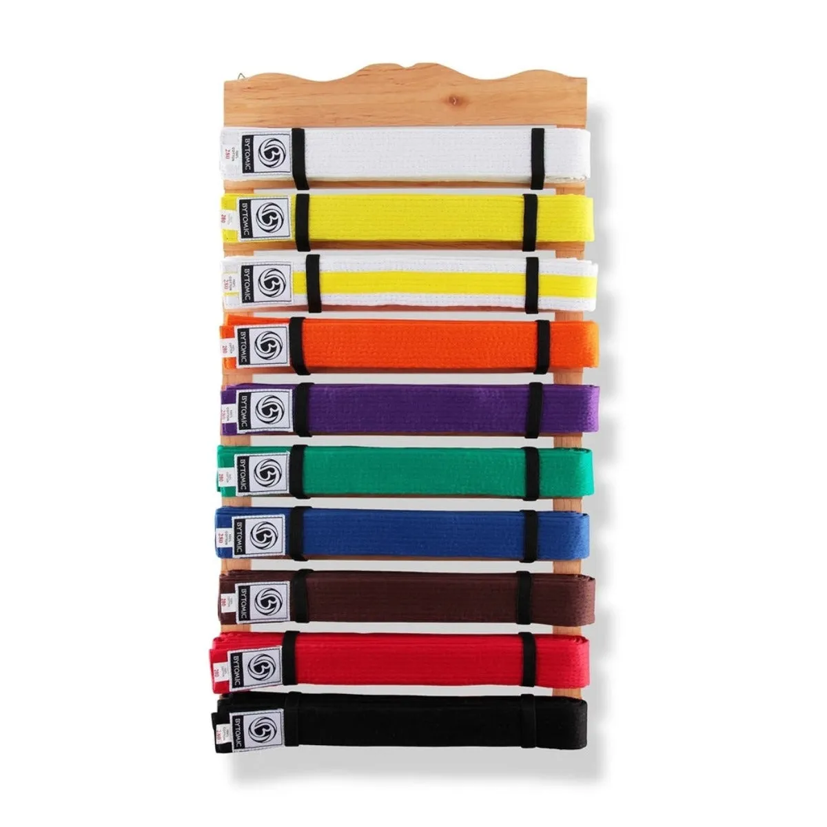 Bytomic 10 Level Wood Belt Display Rack