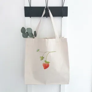 Canvas Tote Bag - Strawberry
