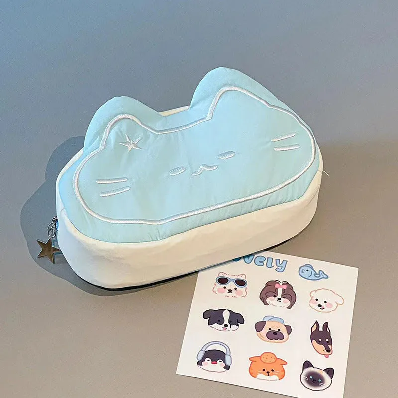 Cartoon Cute Caramel Cat Pencil Case