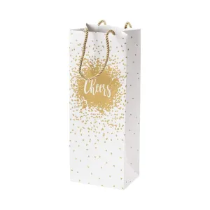 Caspari Cheers Bottle Bag
