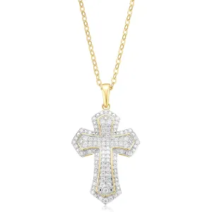 Celebration 9ct Yellow Gold with Round Brilliant Cut 1/2 CARAT tw of Lab Grown Diamond Pendant