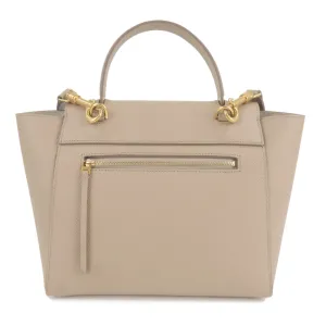 CELINE Leather Micro Belt Bag 2Way Hand Bag Light Taupe 189153