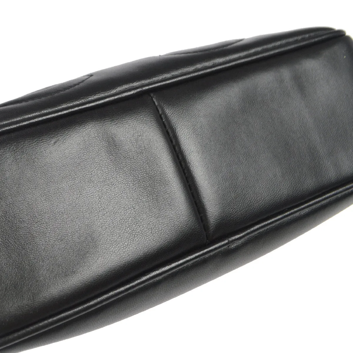 CHANEL 1994-1996 Triple CC Camera Bag Small Black Lambskin 66303