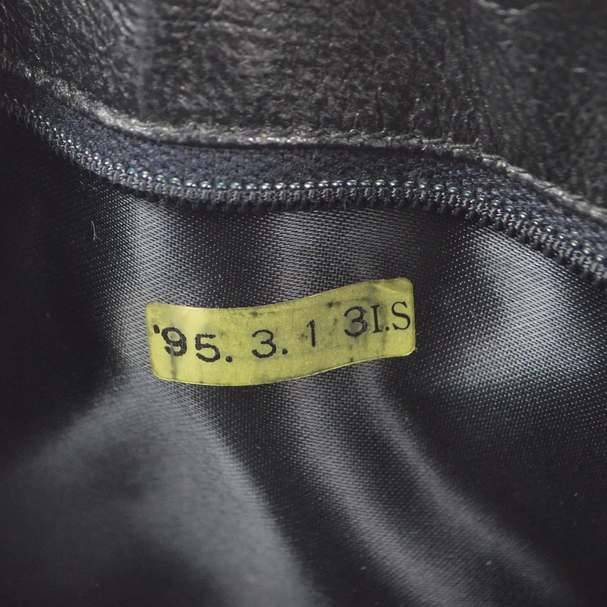 CHANEL 1994-1996 Triple CC Camera Bag Small Black Lambskin 66303