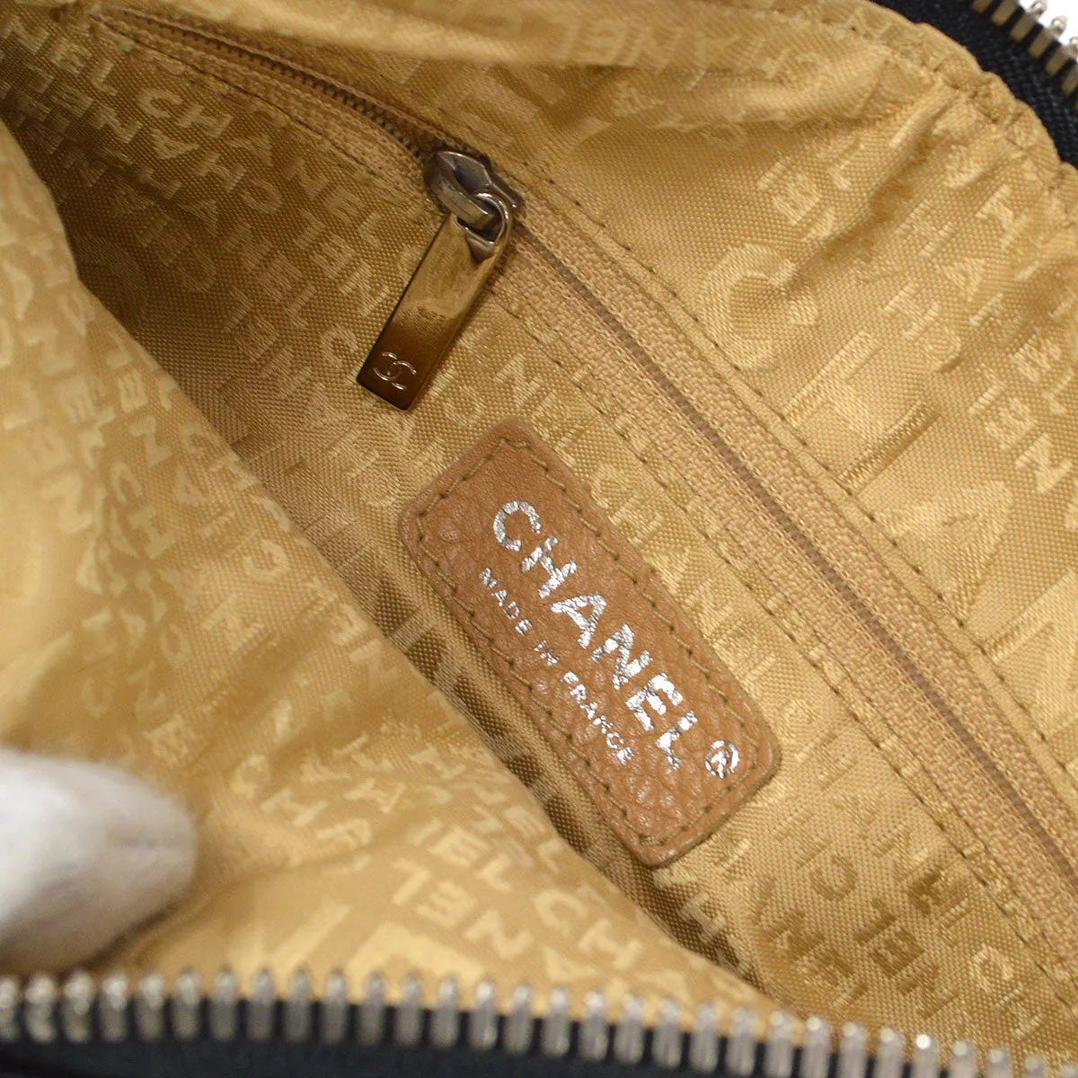 CHANEL 2001-2003 Black Caviar Hobo Bag 01826