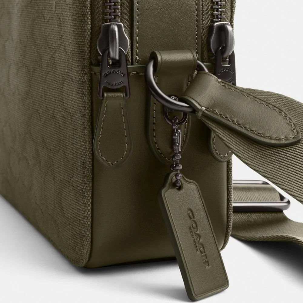 Charter Crossbody Bag 24 In Signature Canvas Jacquard