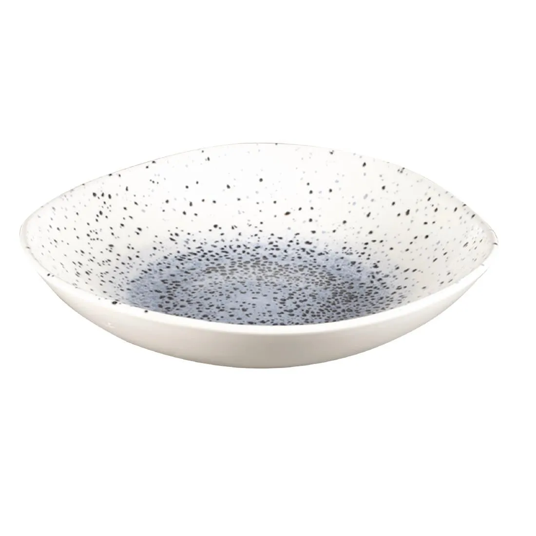 Churchill Studio Prints Mineral Blue Centre Organic Round Bowls 253mm 1.1Ltr (Pack of 12) - FC129
