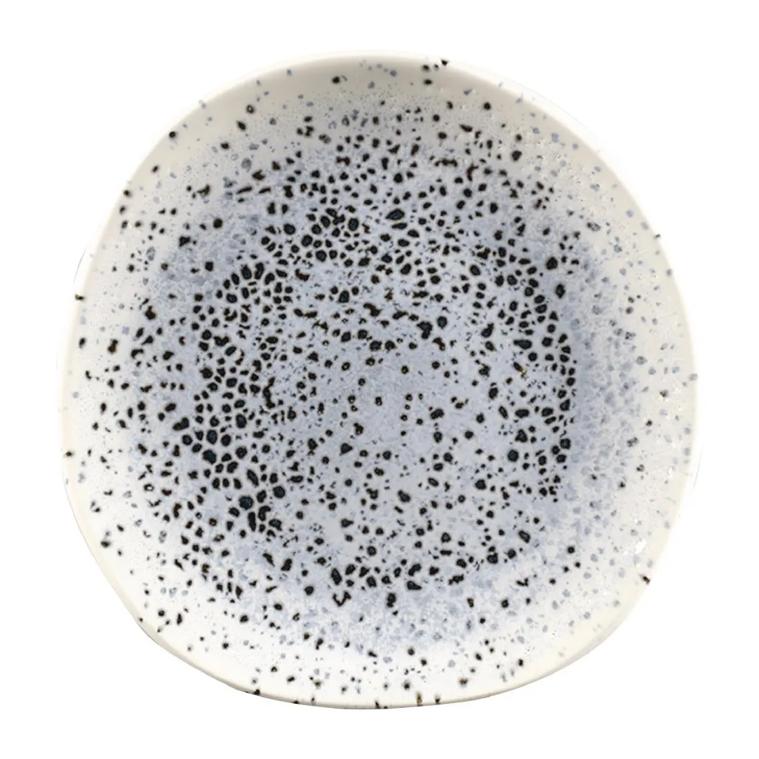 Churchill Studio Prints Mineral Blue Centre Organic Round Plates 186mm (Pack of 12) - FC128