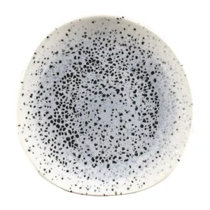 Churchill Studio Prints Mineral Blue Centre Organic Round Plates 186mm (Pack of 12) - FC128