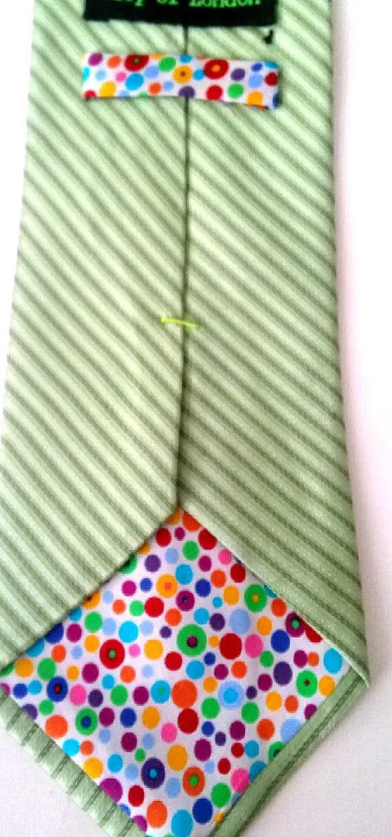 City of London Green Twill Silk Tie