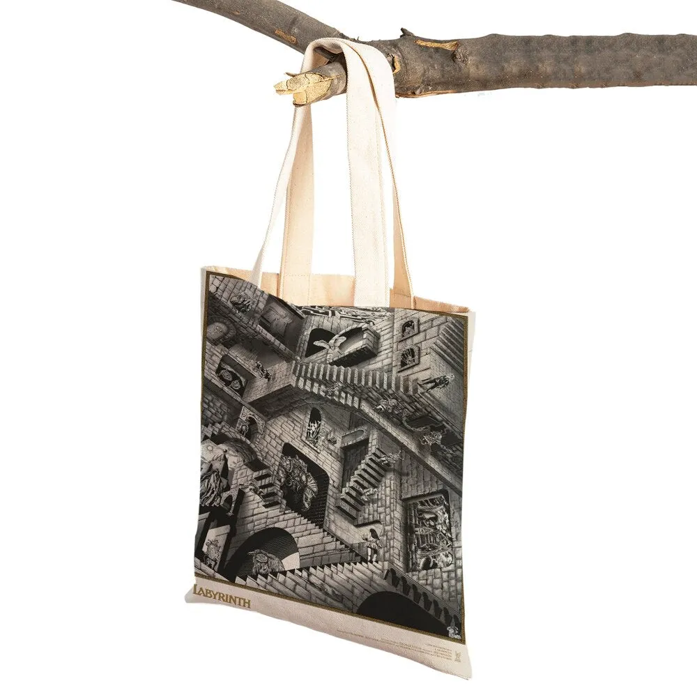 Classic Movie Labyrinth Travel Tote Handbag