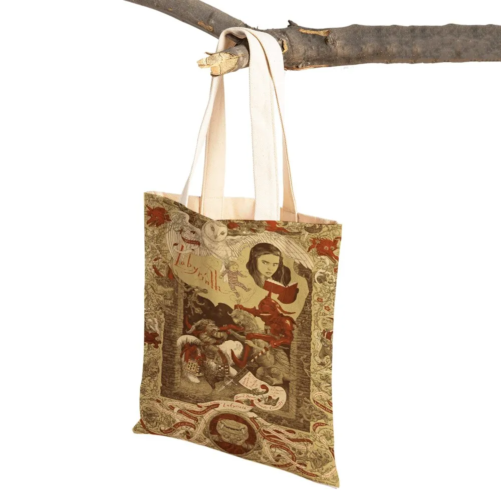 Classic Movie Labyrinth Travel Tote Handbag