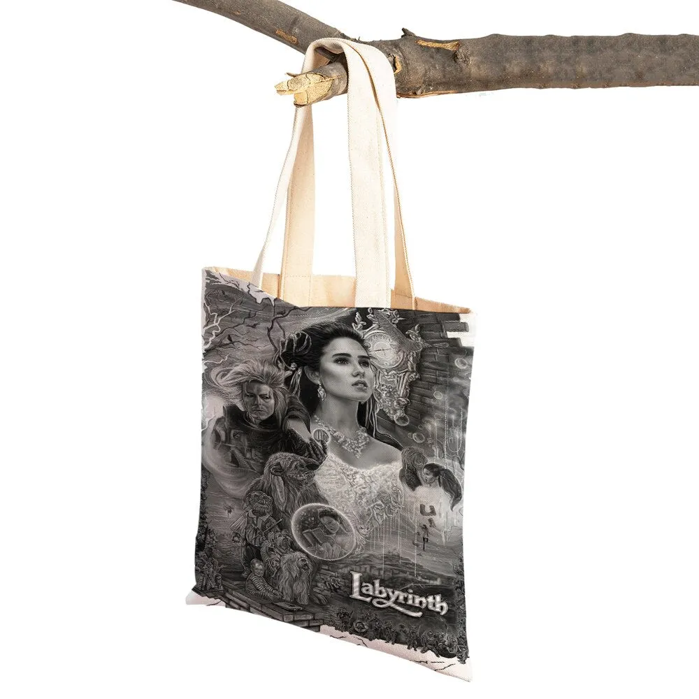 Classic Movie Labyrinth Travel Tote Handbag