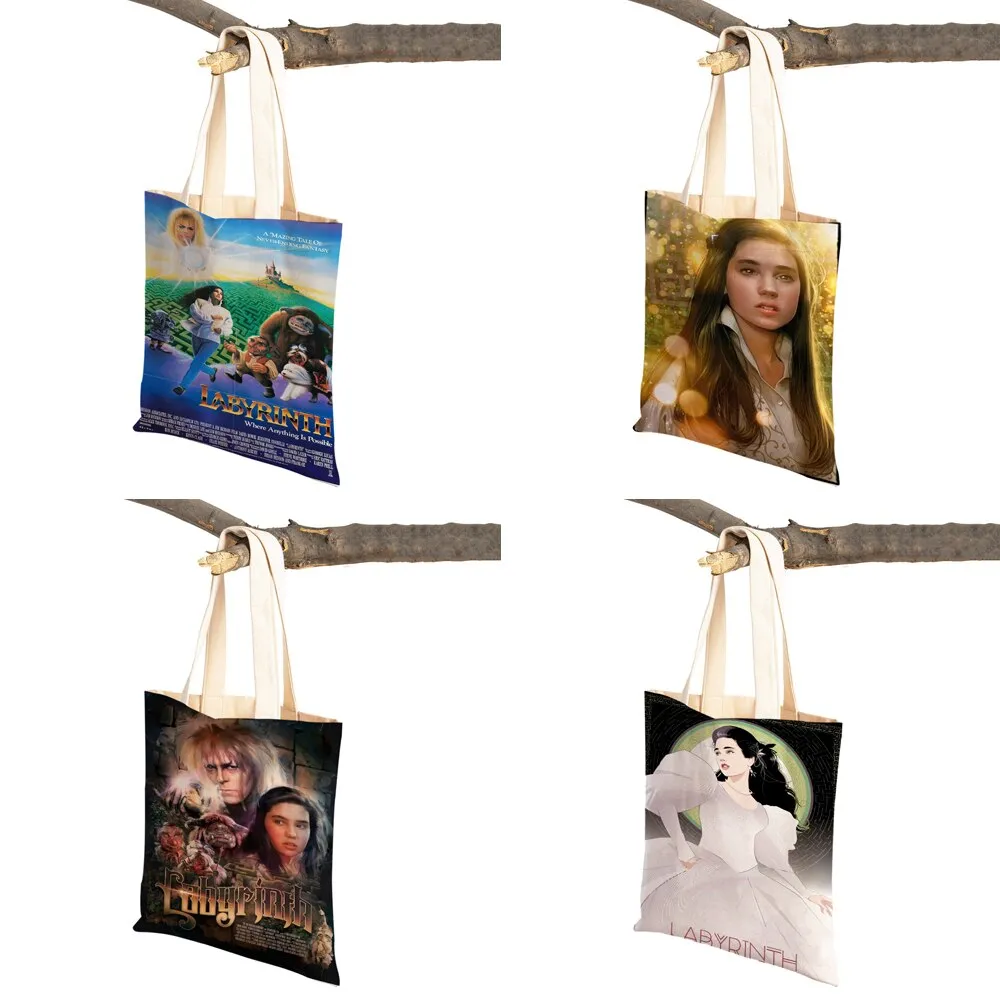 Classic Movie Labyrinth Travel Tote Handbag