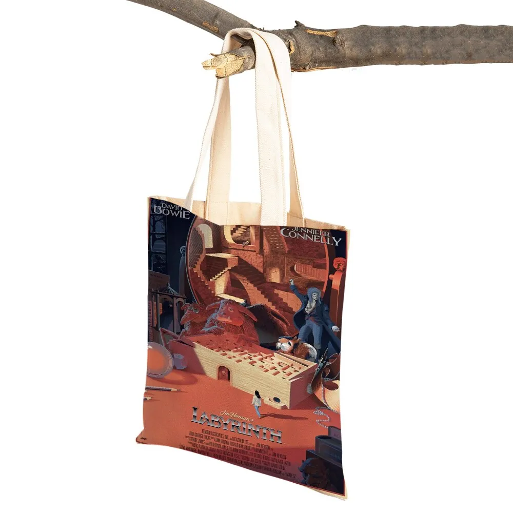 Classic Movie Labyrinth Travel Tote Handbag