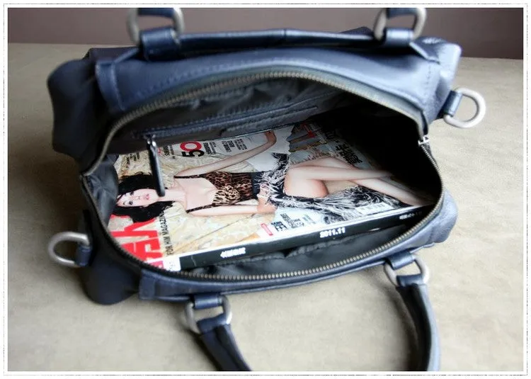 Classic Womens Green Work Leather Handbag Purse Leather Green Work Shoulder Bag Handbag Purse for Ladies