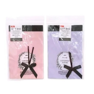 Clear Bag Classical Ribbon 18.5cm x 12cm