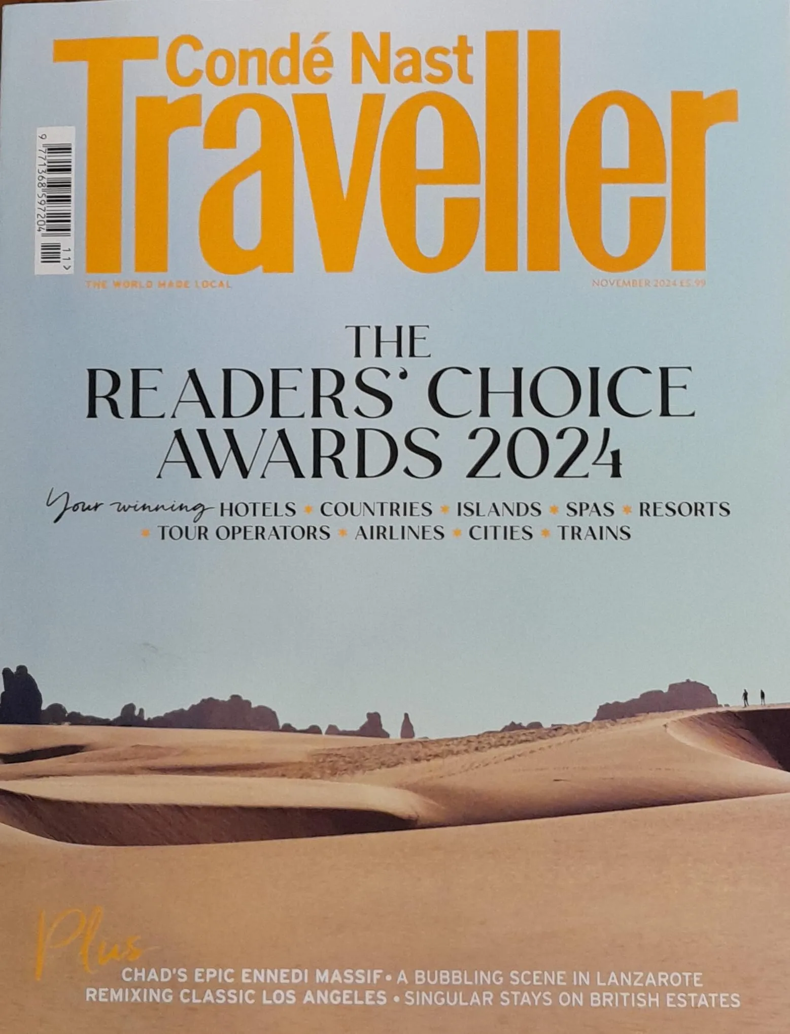 Conde Nast Traveller Magazine UK