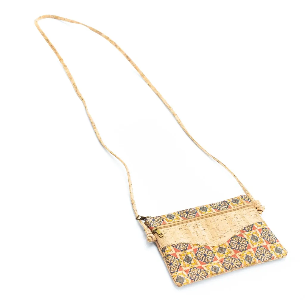 Cork Crossbody Bag – Two Patterns, Compact and Eco-Friendly BAGD-244