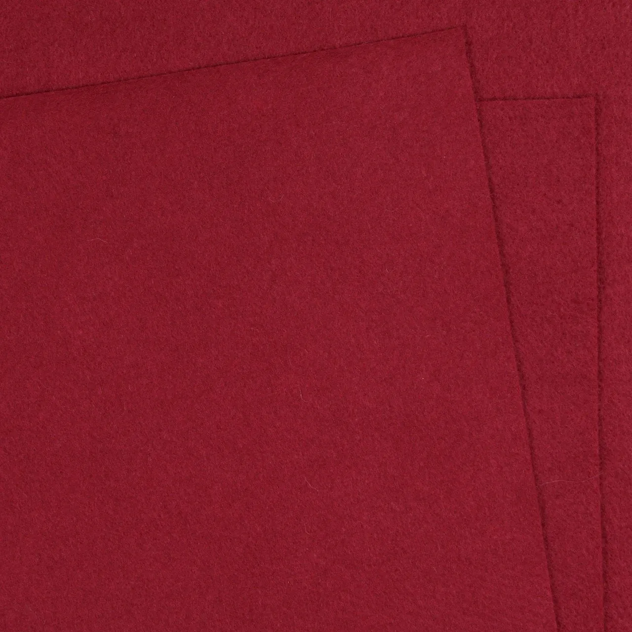 Cranberry Wool Blend Felt