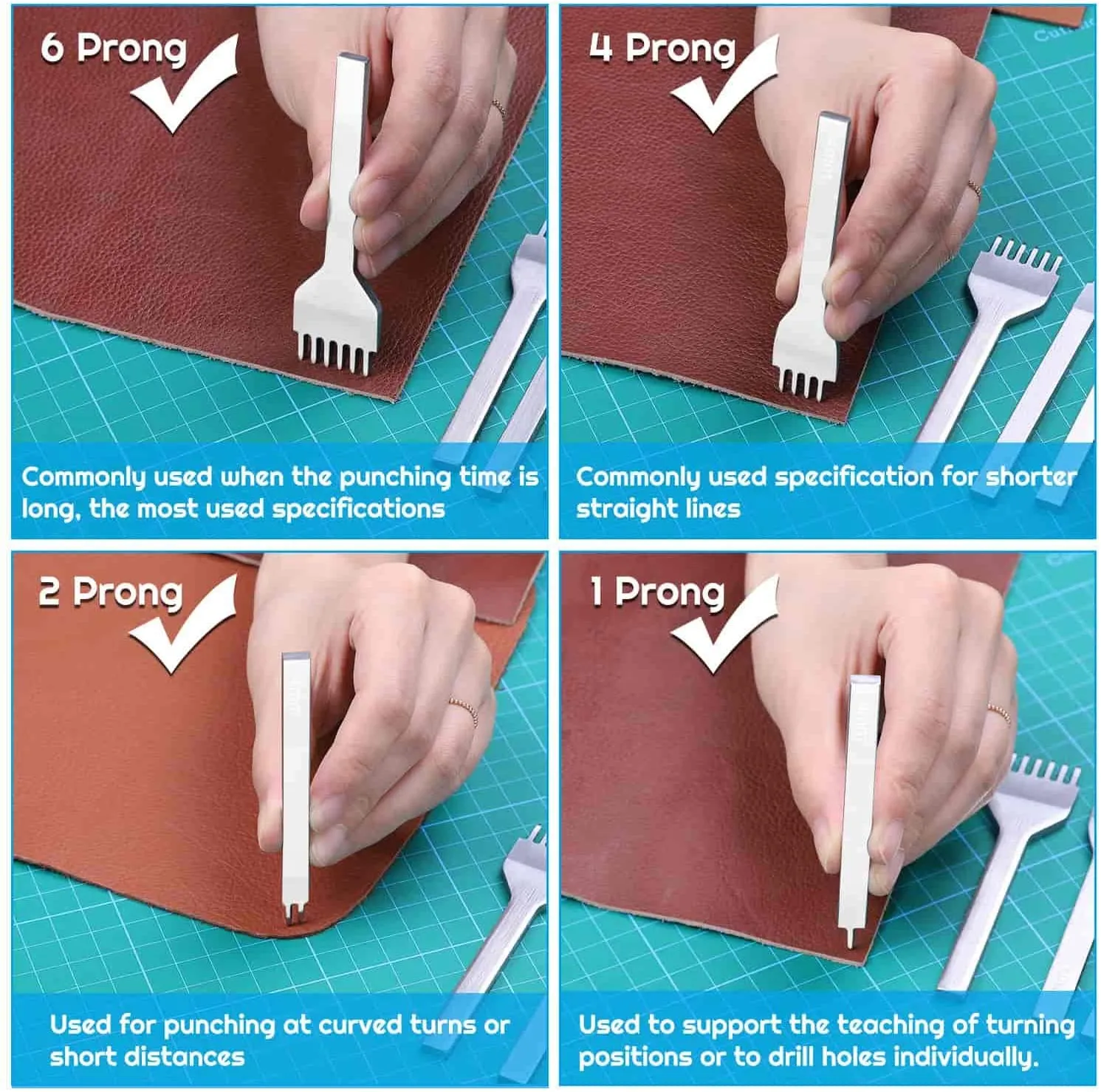 Cridoz Leather Stitching Bag Sewing Tool Kit