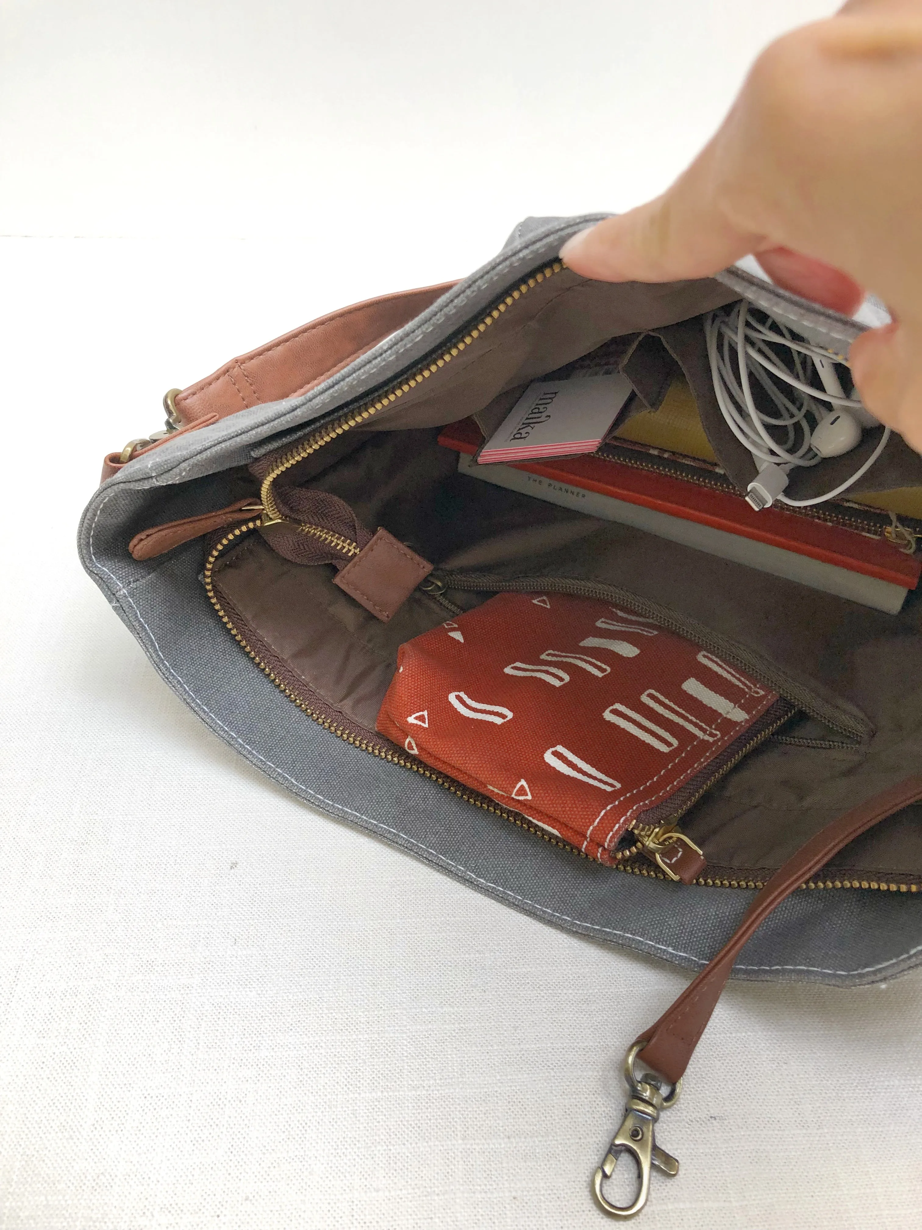 Crossbody Bag - Waxed Hunter Green