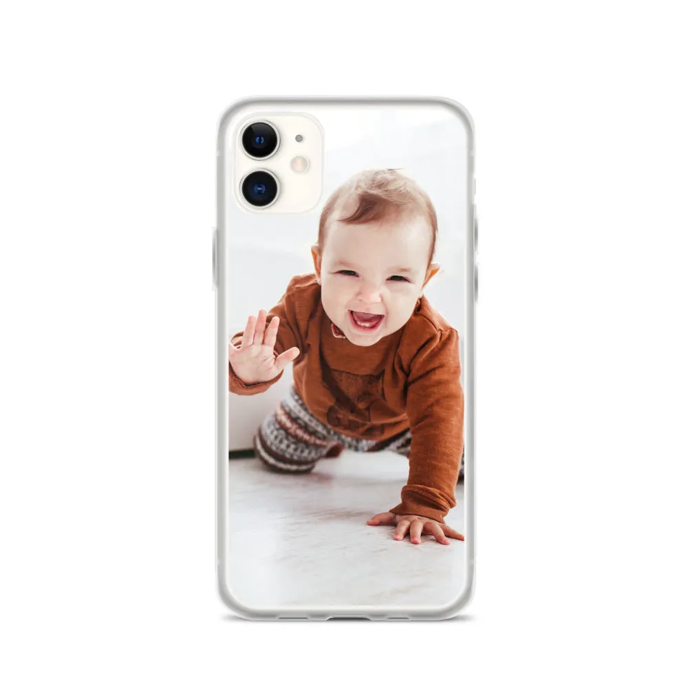 Custom iPhone 16 15 14 13 12 Pro Max Case, Personalized Photo Customized Print Cute Gift iPhone 11 Mini SE XS XR X 7 Plus 8 Cover
