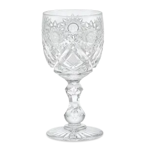 Cut Glass Goblet in the Middlesex Pattern