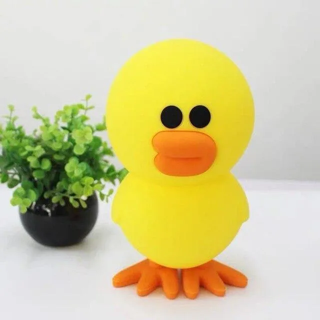 Cute Cartoon silicone pencil,pen, cosmetics bag
