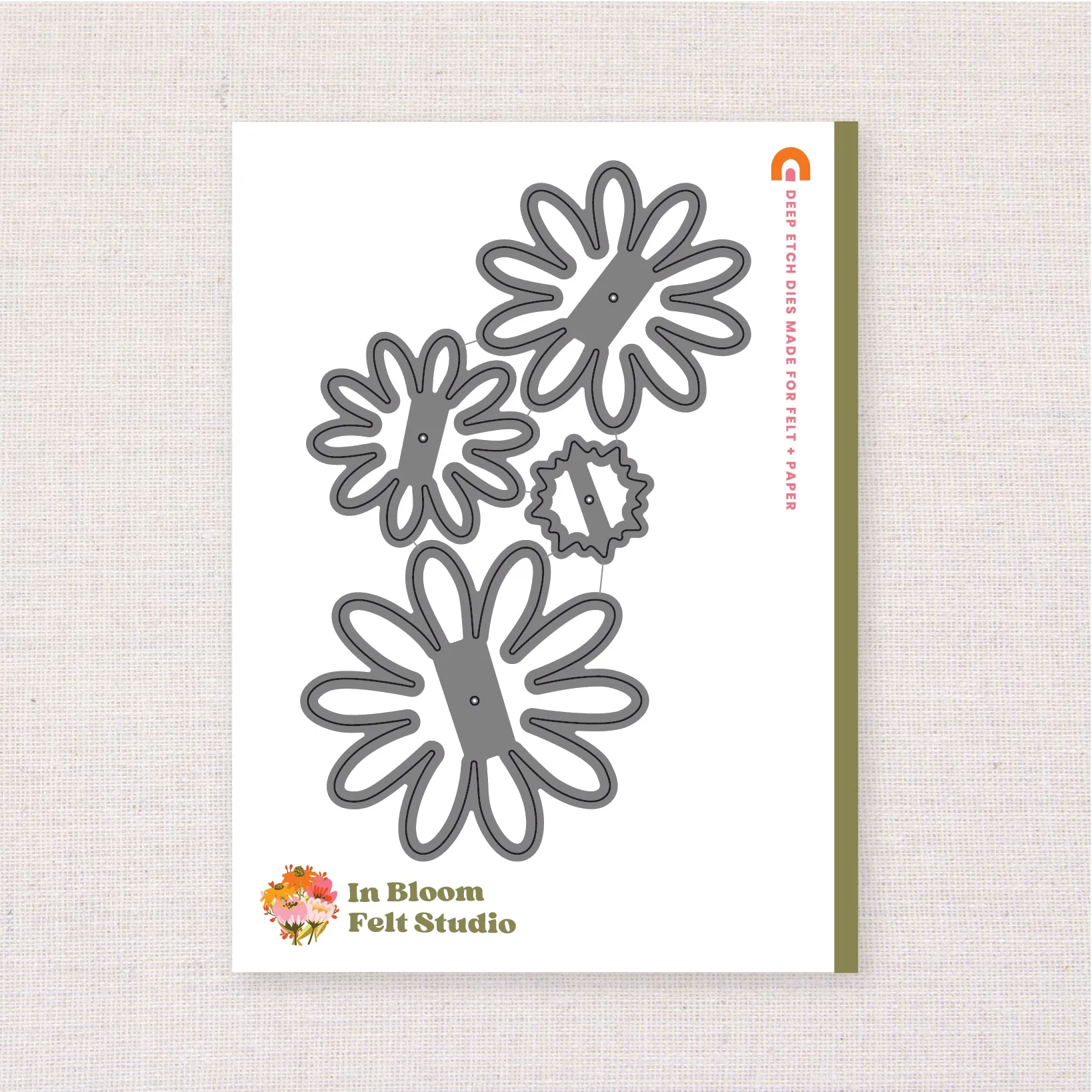Daisy Flowers Small, Deep Etch Die