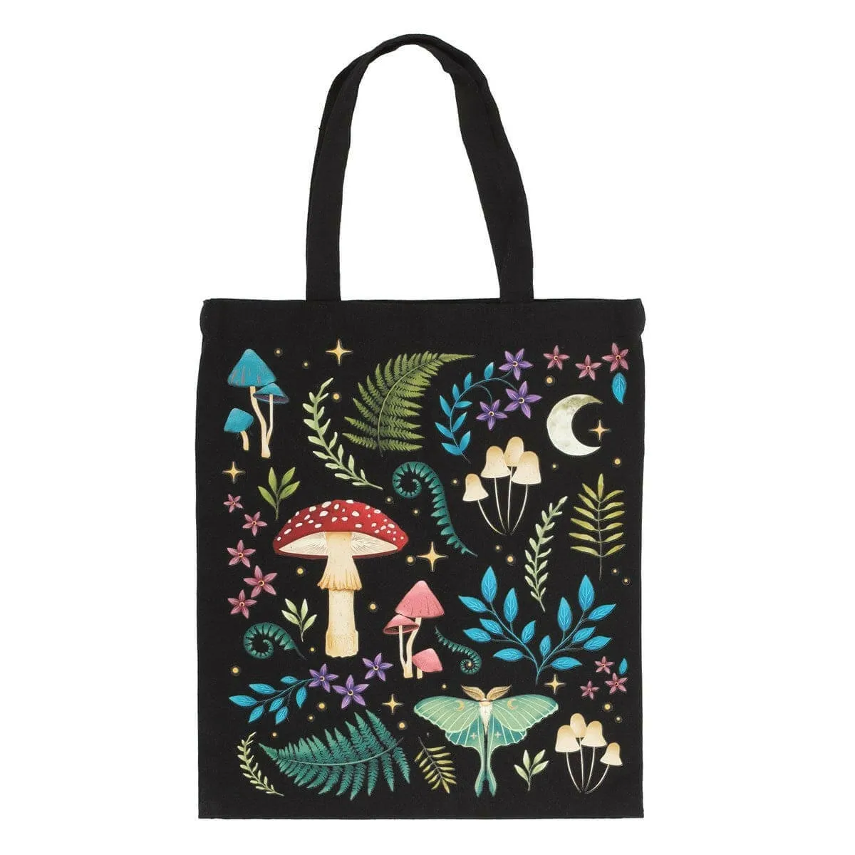 Dark Forest Print Cotton Tote Bag for Eco-Friendly Style