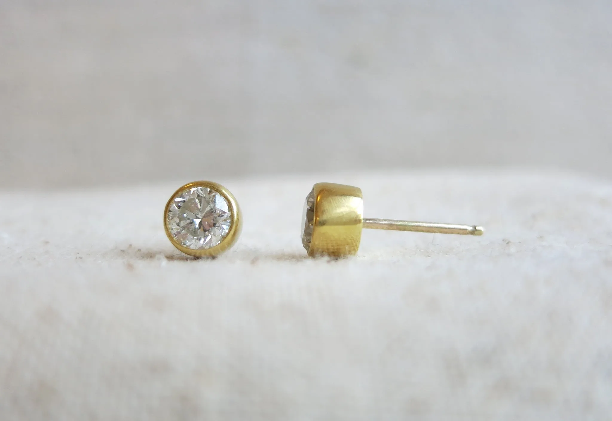 Diamond Solitaire Studs | .40ct