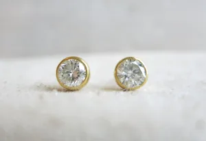 Diamond Solitaire Studs | .40ct