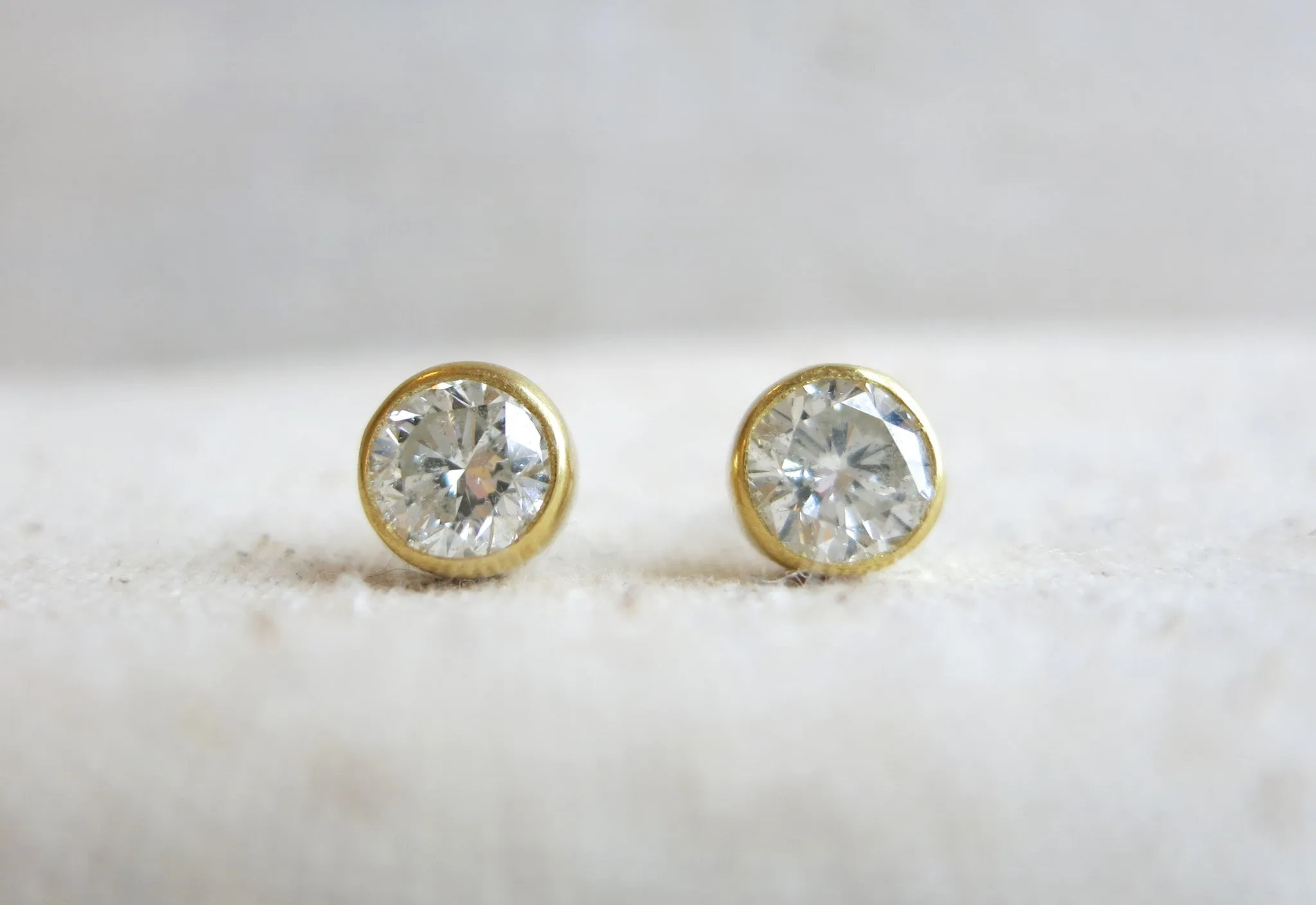 Diamond Solitaire Studs | .40ct