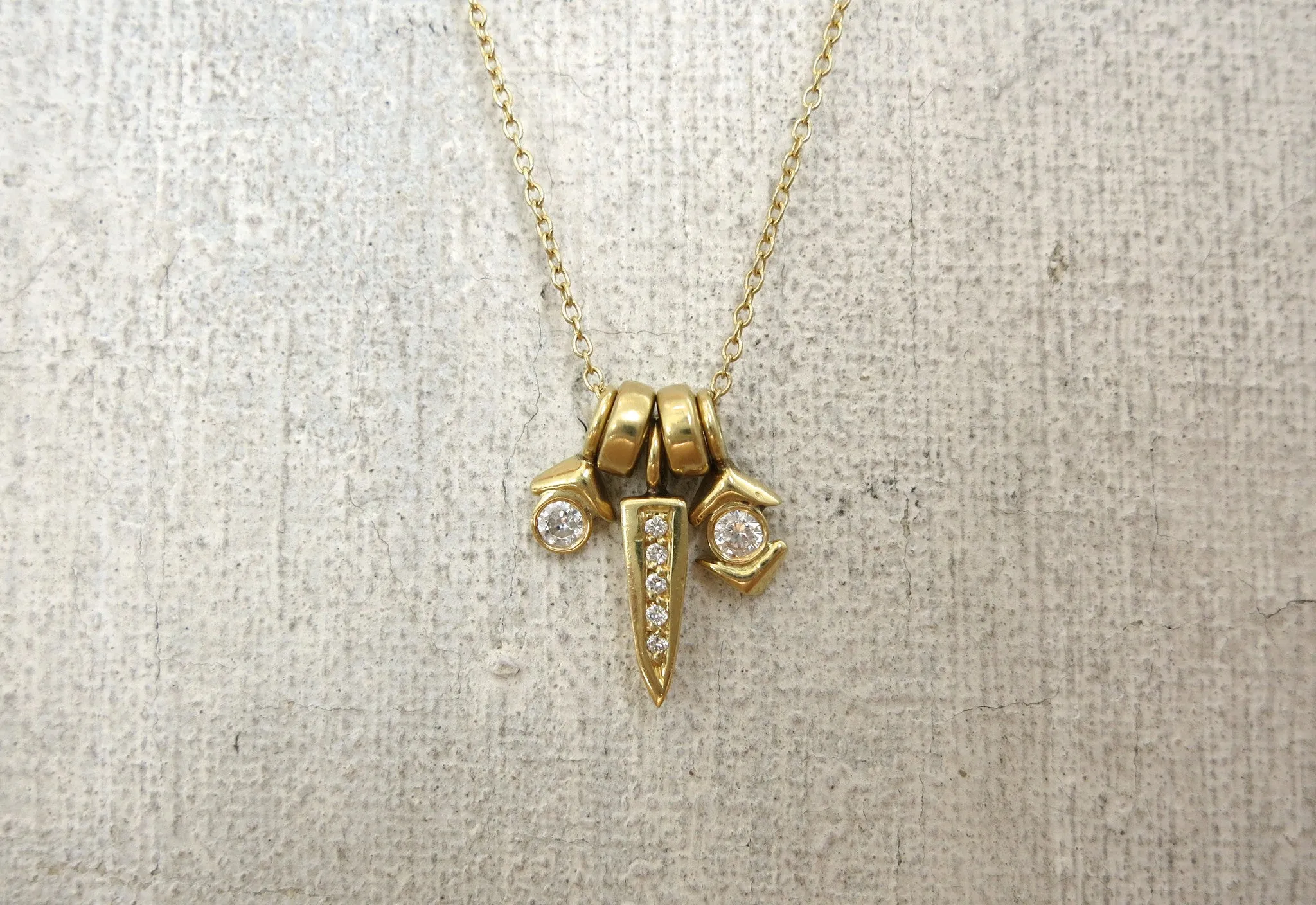 Diamond Spike Necklace