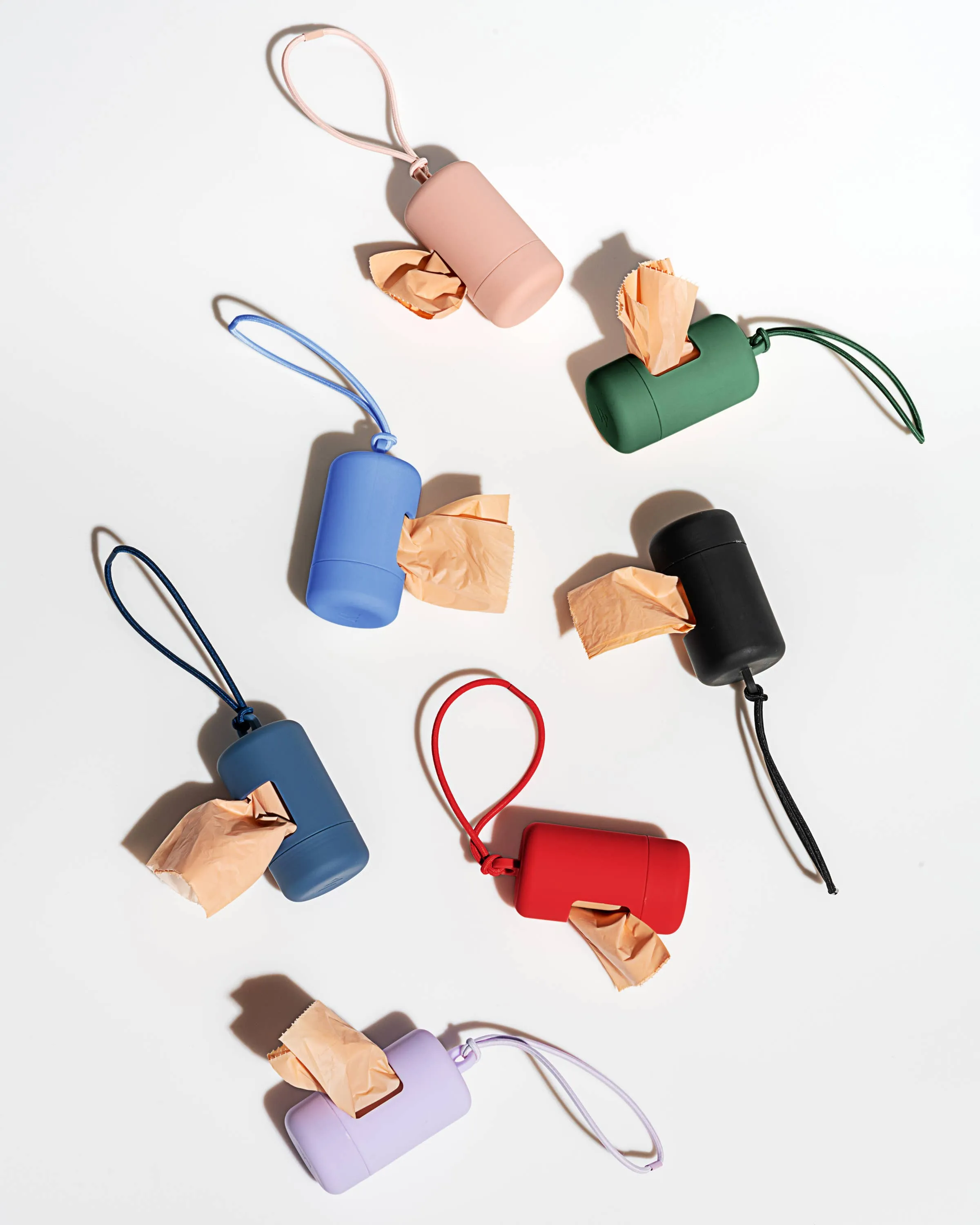 Dog Poop Bag Dispenser Carrier: Navy