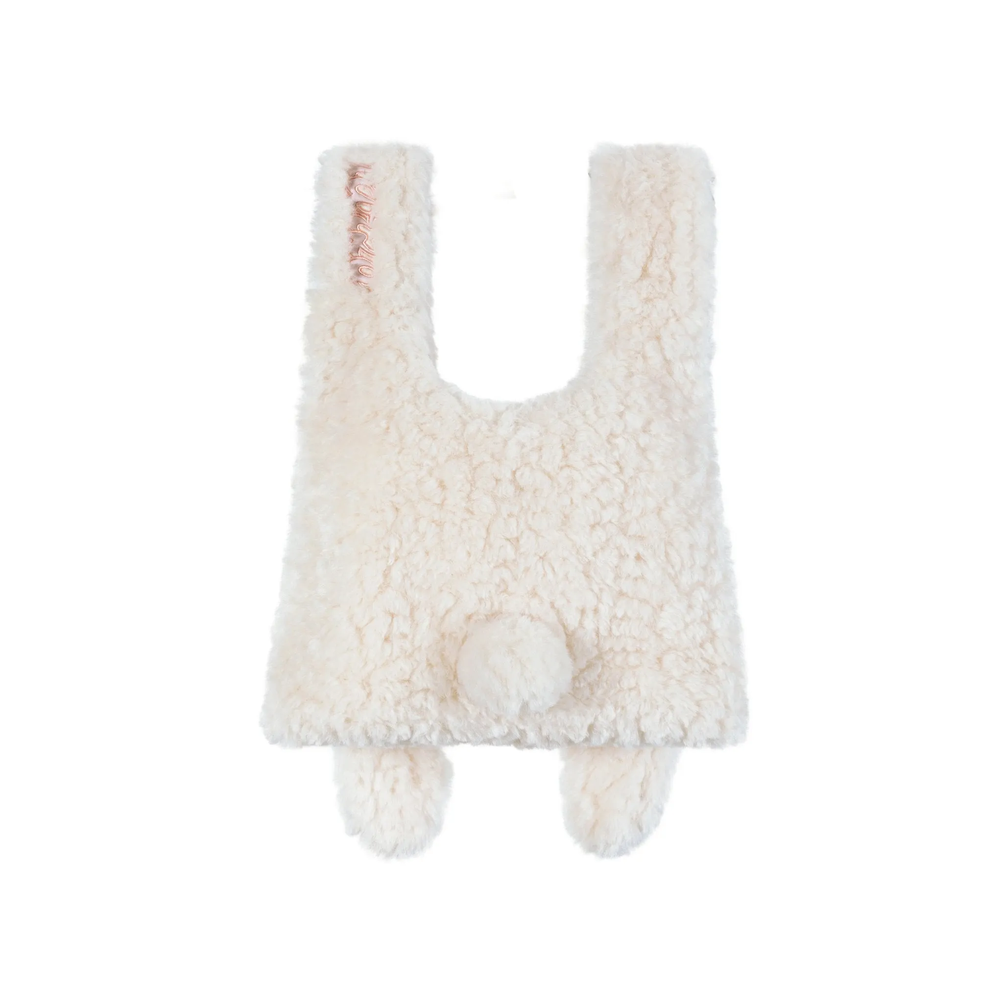 Doozoo Fuzzy Handbag In White