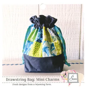 Drawstring Bag Mini Charms Pattern