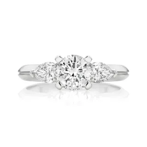Endless Amalia Round Brilliant Cut Diamond Engagement Ring | Platinum