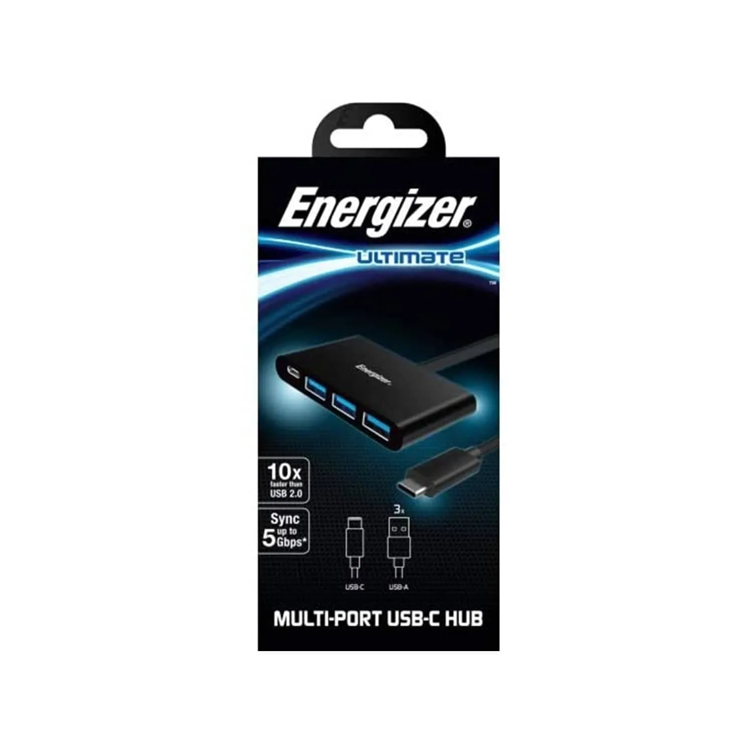Energizer USB-C 3.1 to USB-A 3.0 Multiport Hub