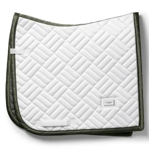 Equestrian Stockholm Cob Dressage Pad - Modern White/Striking Valley