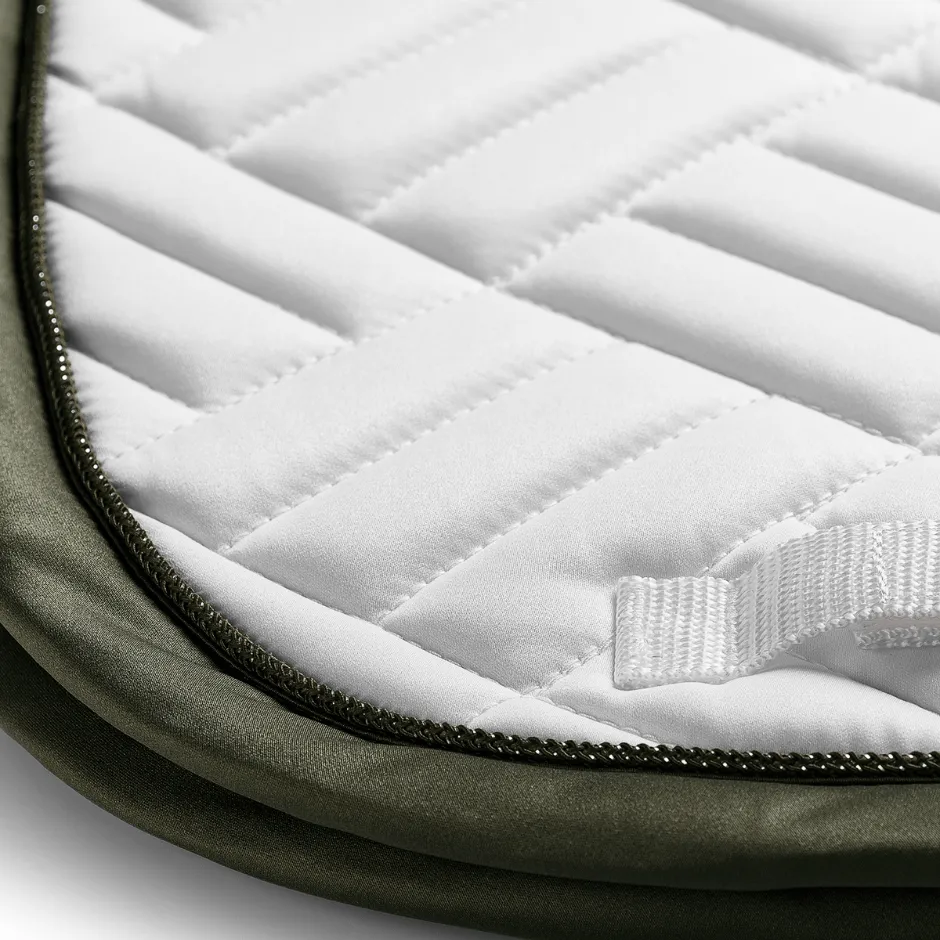 Equestrian Stockholm Cob Dressage Pad - Modern White/Striking Valley