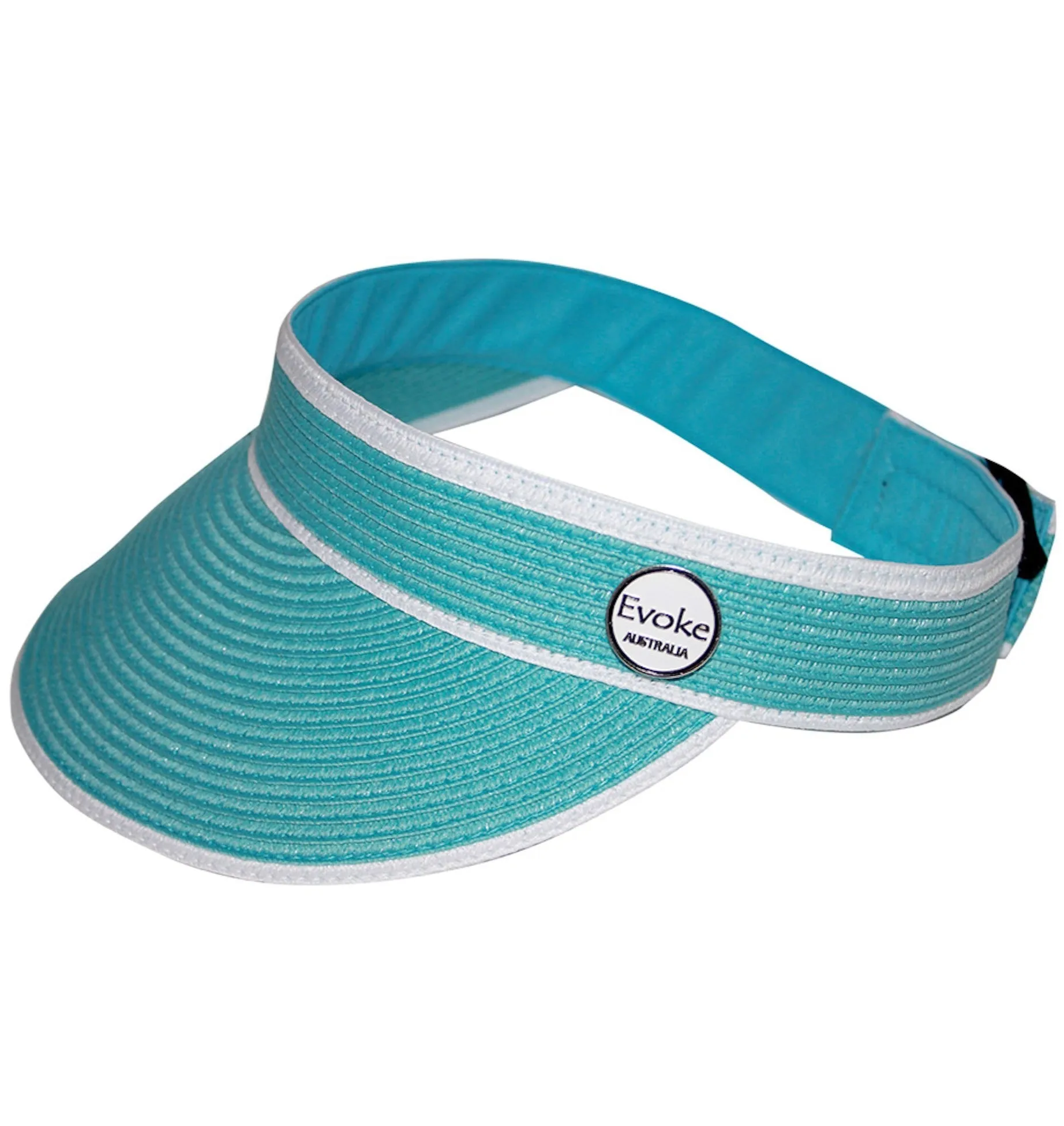 Evoke Pearl Golf Visor - Turquoise