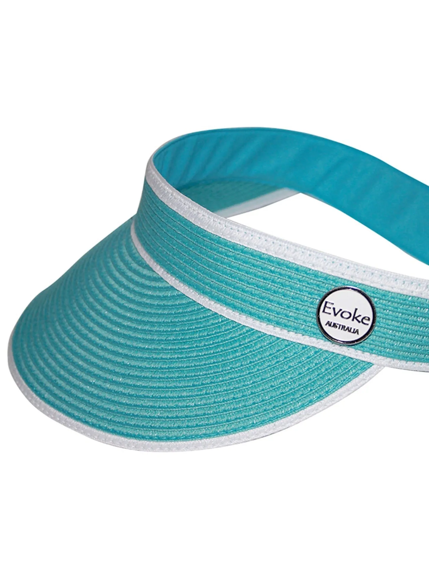 Evoke Pearl Golf Visor - Turquoise