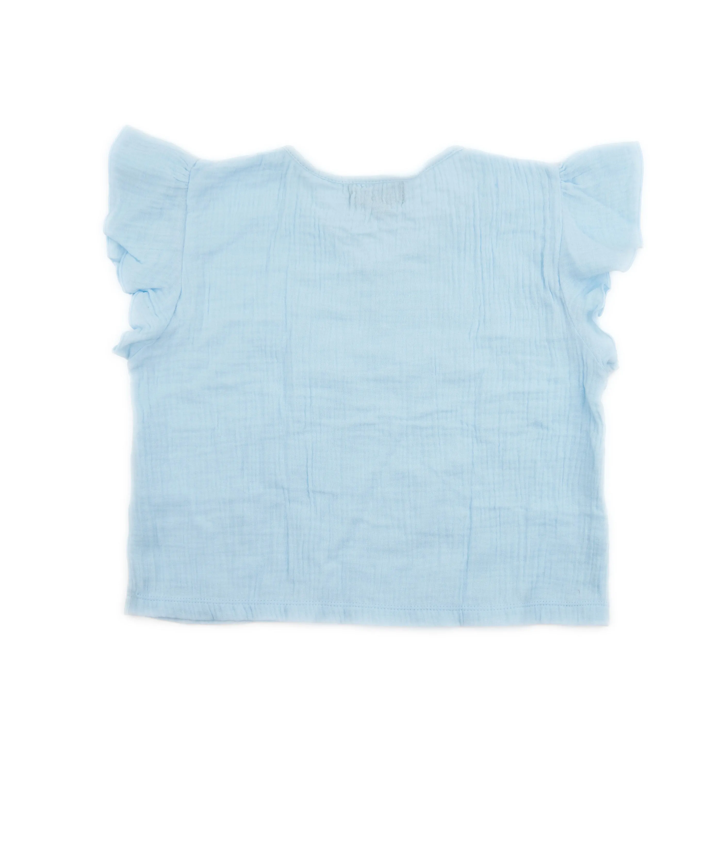 FBZ Girls Gauze Ruffle Sleeve Top