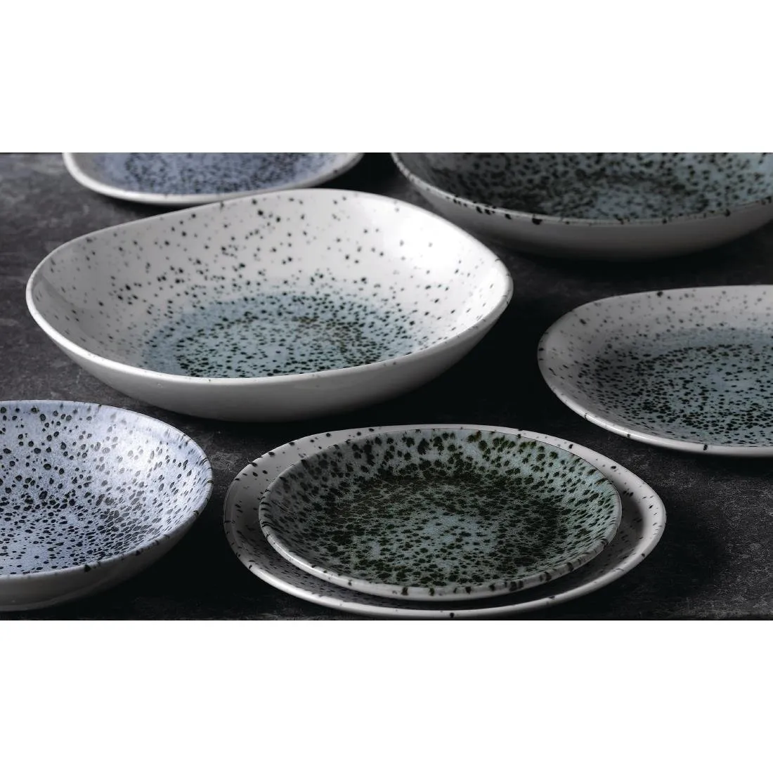 FC118 Churchill Studio Prints Mineral Green Coupe Bowls 248mm 1.13Ltr (Pack of 12)