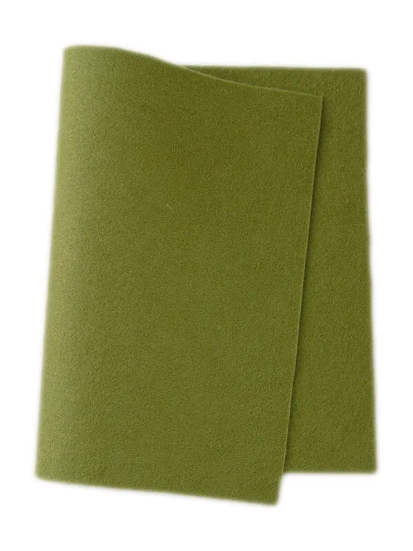 Felt ~ 100% Wool ~ 1-1.2mm thick ~ Moss ~ Colour 541
