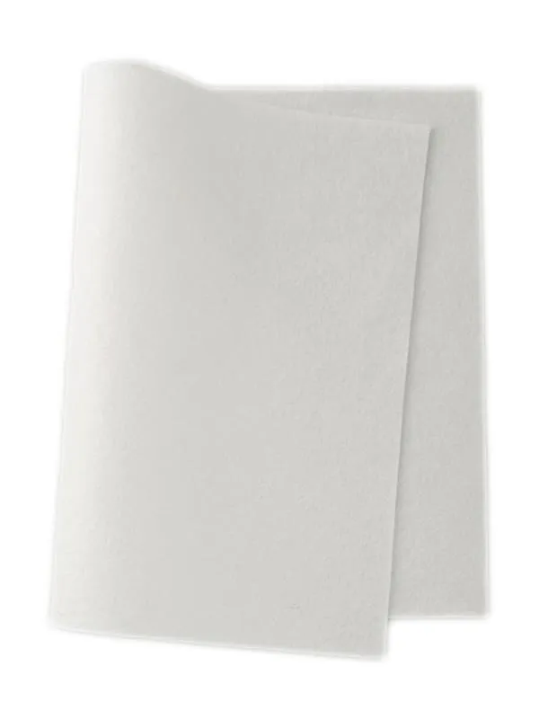 Felt ~ 100% Wool ~ 1-1.2mm thick ~ White ~ Colour 556
