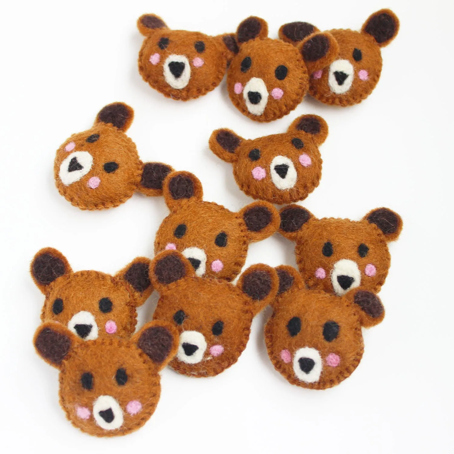 Felt Animal Heads Assorted